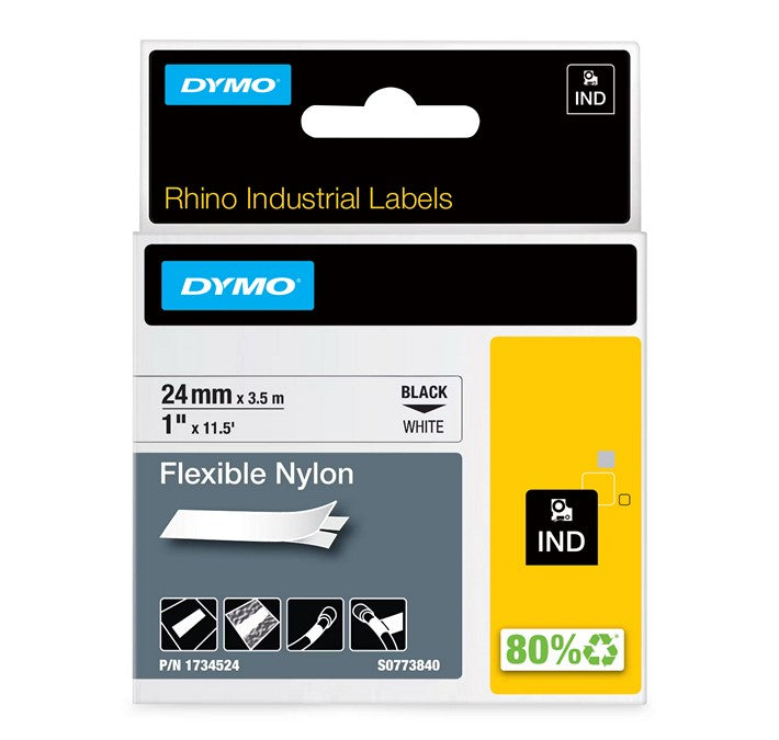 DYMO - Étiquettes industrielles Rhino flexibles en nylon