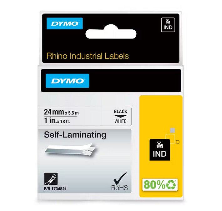 DYMO - Étiquettes autoplastifiables industrielles pour Rhino 6000