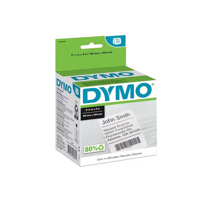 DYMO - Étiquettes d'expédition en polypropylène LabelWriter