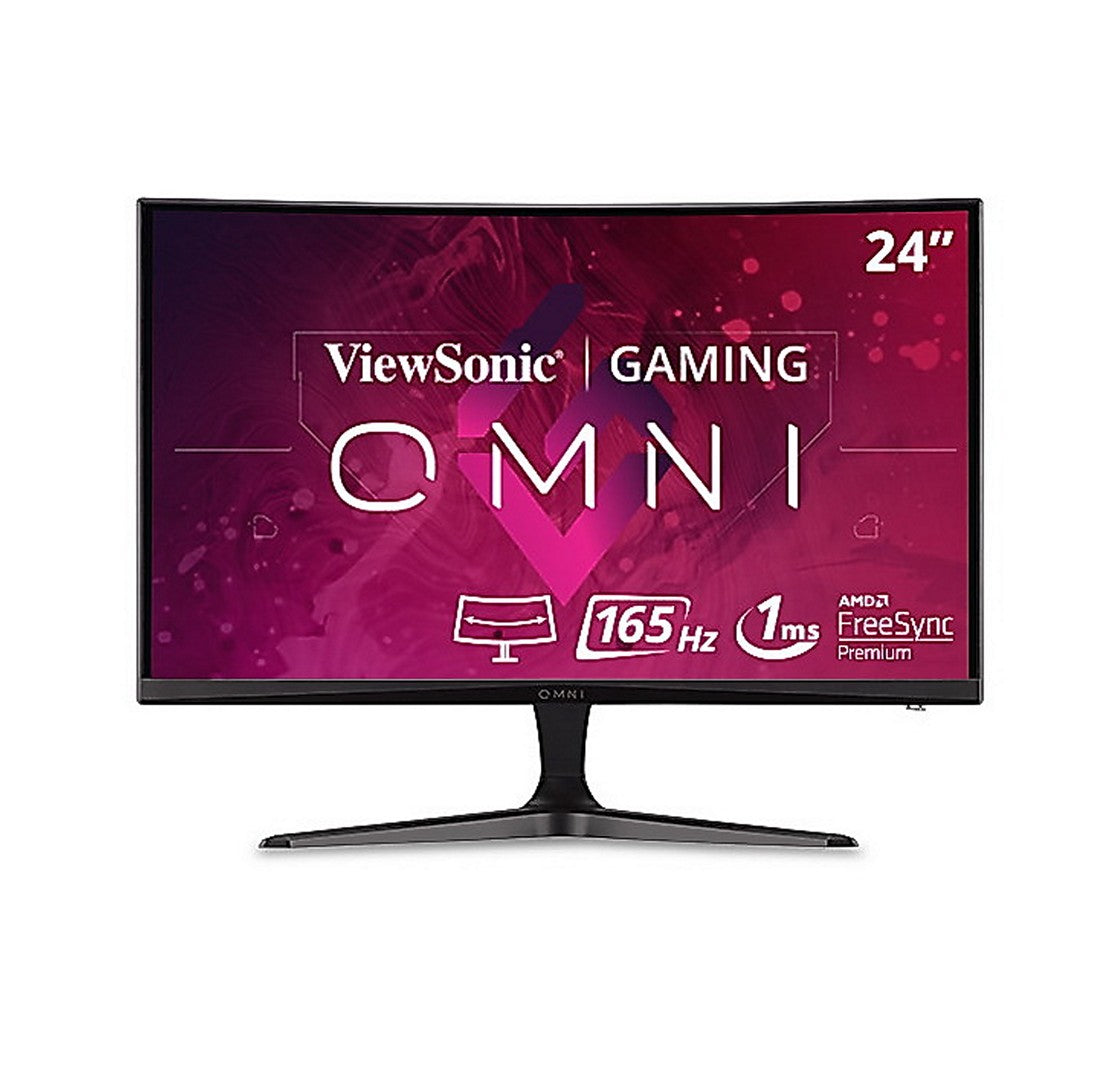 Écran de jeu incurvé ViewSonic VX2418C de 24 po - FHD - 165 Hz - AMD FreeSync Premium (VX2418C)