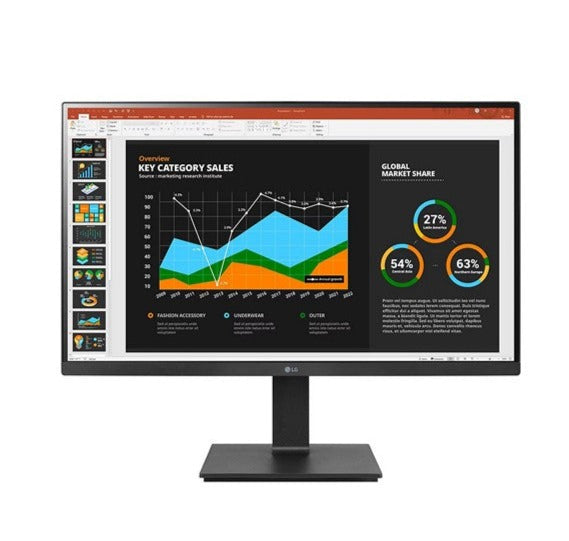 Écran professionnel LG 27BQ75QB-B de 27 po - QHD - 75 Hz - Daisy Chain - MAXXAudio - AMD FreeSync (27BQ75QB-B)