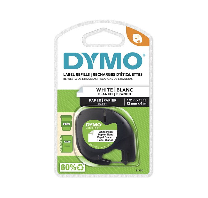 DYMO - Étiquettes LetraTag en papier