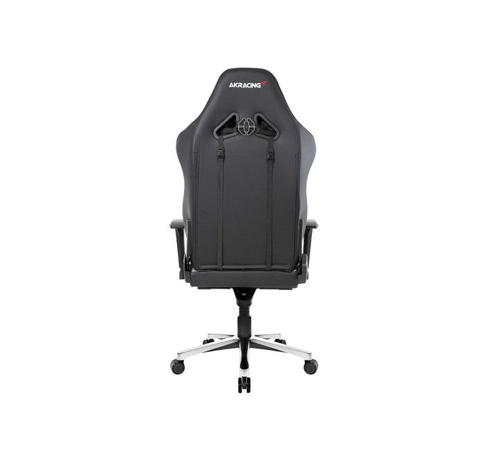 Fauteuil de jeu noir en cuir artificiel AKRacing Master Serie MAX - 400 lbs - Accoudoirs 4D - Cuir Articifiel Noir - Mousse Haute Densité (AK-MAX-BK)