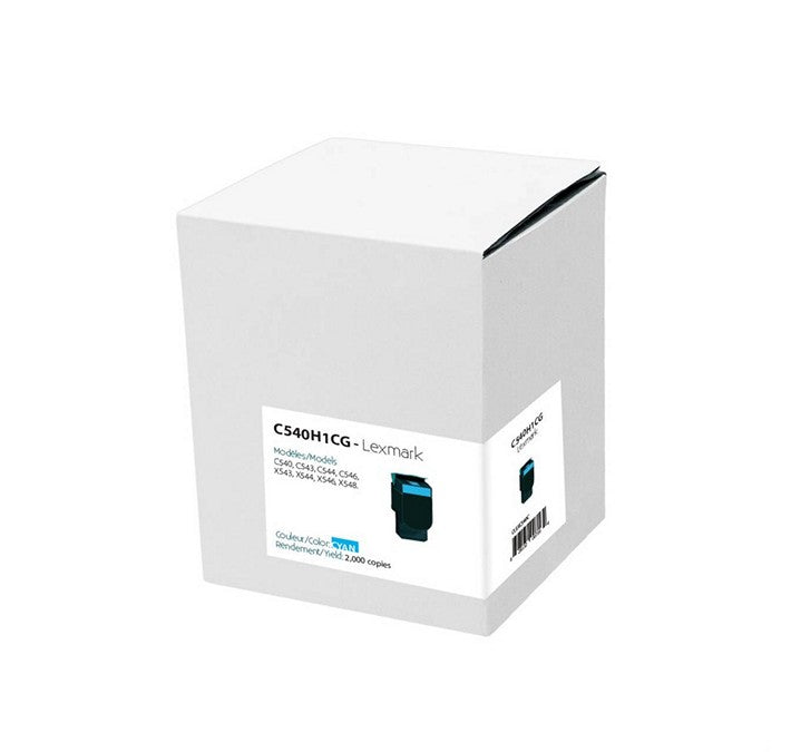 Premium Tone - Toner cyan compatible Lexmark C540H1CG