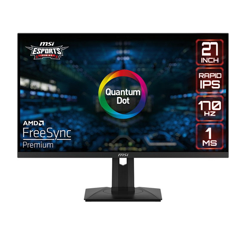 Écran de jeu MSI G274QPF QD de 27 po - USB-C - QHD - 170 Hz - Quantum Dot - NVIDIA G-Sync - AMD FreeSync Premium (G274QPFQD)