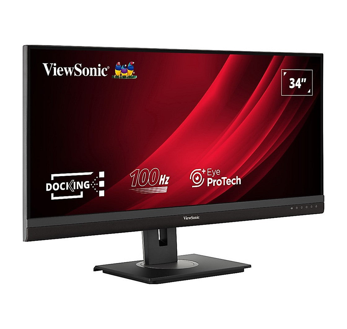 Écran professionnel ViewSonic UltraWide VG3456A de 34 po - USB-C - WQHD - 100 Hz - Ergonomique (VG3456A)