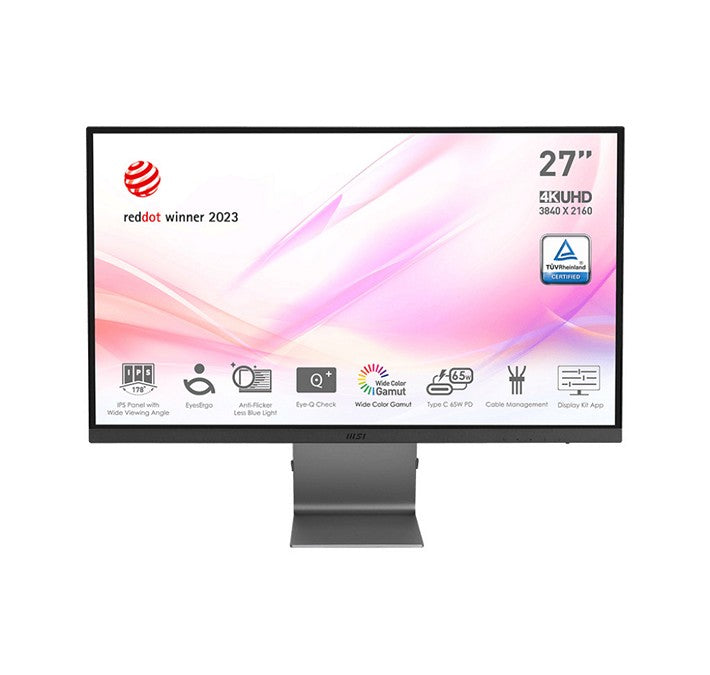 Écran professionnel MSI Modern MD271UL de 27 po - USB-C - 4K - 60 Hz (MODERNMD271UL)