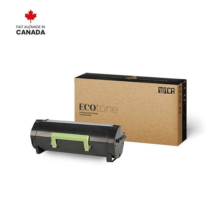 Ecotone - Toner noir Lexmark 51B1000 MICR remanufacturée