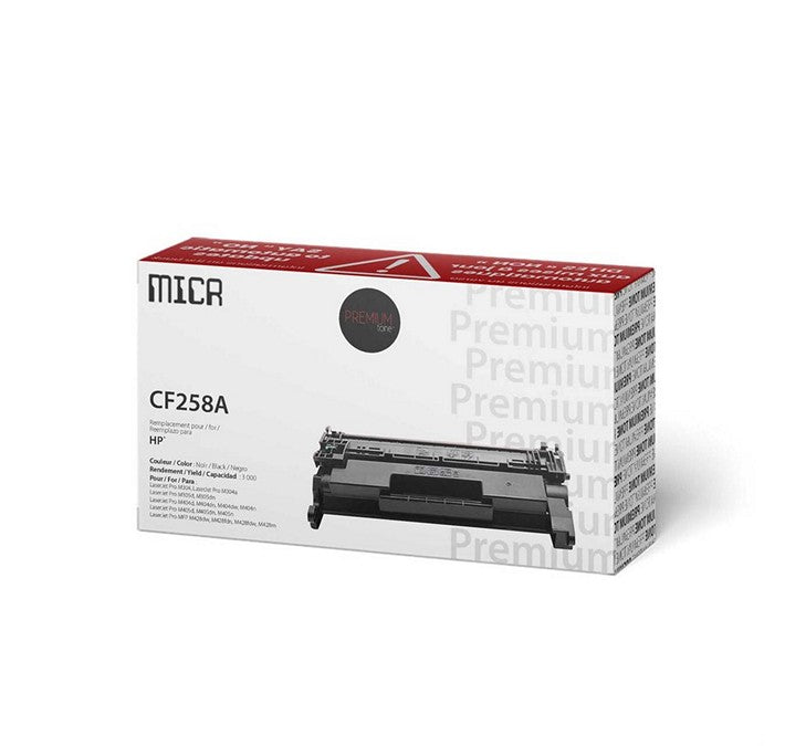 Premium Tone - Toner noir MICR compatible HP 58A