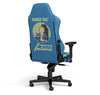 noblechairs Fallout Vault-Tec Edition HERO Series Gaming Chair - 330 lbs - Blue - 4D Armrests - High-Tech Faux Leather - Aluminium base (NBL-HRO-PU-FVT)