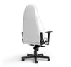 noblechairs White Edition ICON Series Gaming Chair - 330 lbs - White - 4D Armrests - High-Tech Faux Leather - Aluminium base (NBL-ICN-PU-WED)