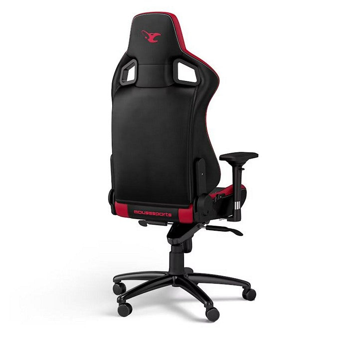 noblechairs Mousesports Edition EPIC Gaming Chair - 265 lbs - Black and Red - 4D Armrests - Synthetic Leather - Aluminium base (NBL-PU-MSE-001)