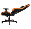 Nitro Concepts S300 Black and Orange Gaming Chair - 300 lbs - Black and Orange Fabric - 3D Armrests - Fabric - Nylon base (NC-S300-BO)