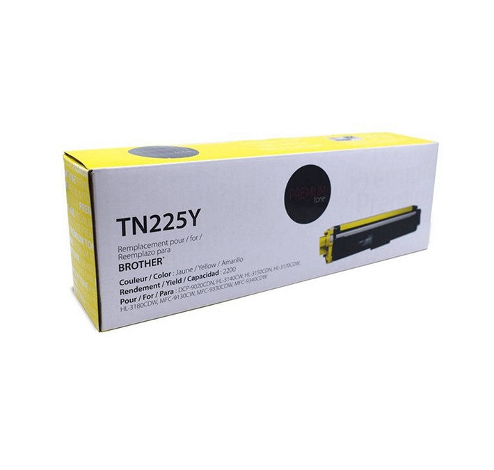 Premium Tone - Toner jaune compatible Brother TN225Y