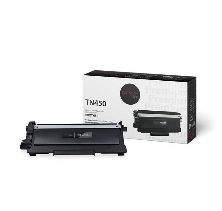 Premium Tone - Toner noir compatible Brother TN450