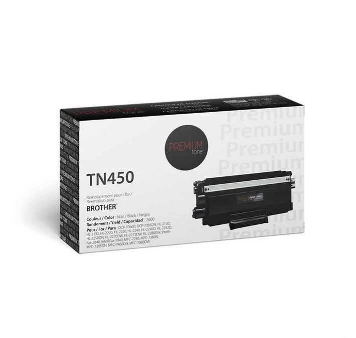 Premium Tone - Toner noir compatible Brother TN450