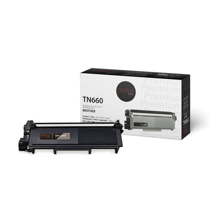 Premium Tone - Toner noir compatible Brother TN660