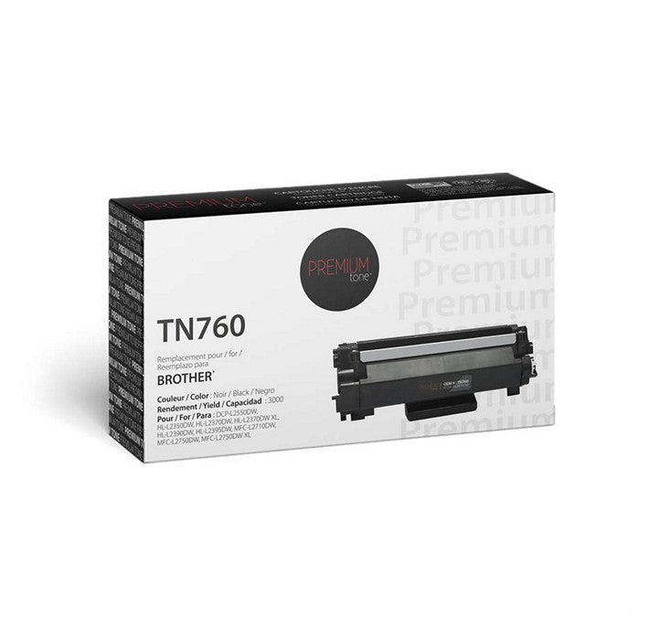 Premium Tone - Toner noir compatible Brother TN760