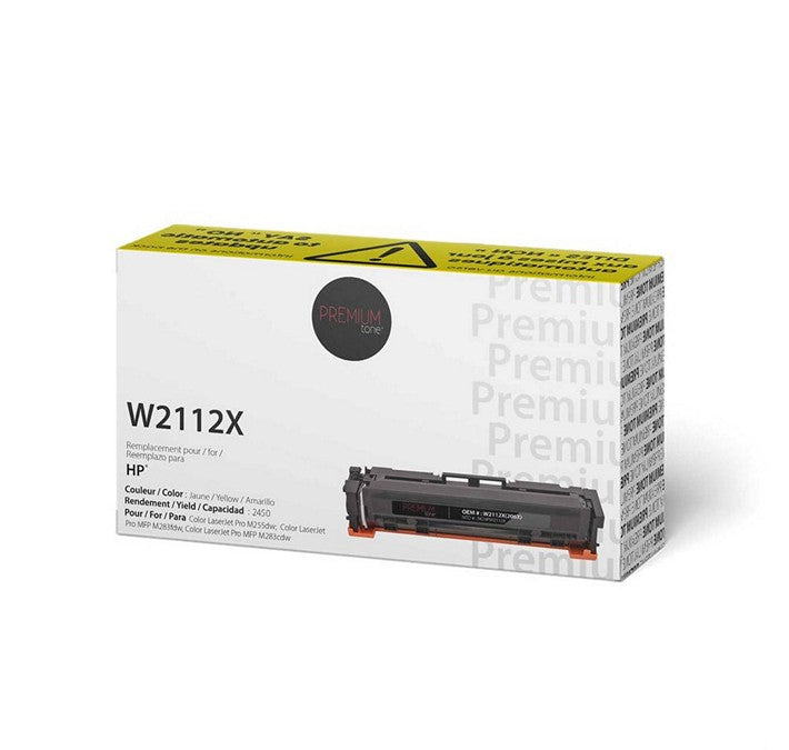 Premium Tone - Toner jaune compatible HP 206X