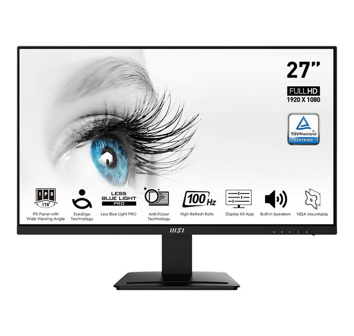 Écran professionel MSI PRO MP273A de 27 po - FHD - 100 Hz - Adaptive Sync (PROMP273A)