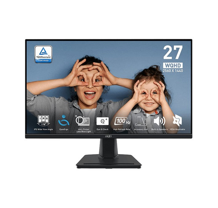 Écran professionel MSI PRO MP275Q de 27 po - QHD - 100 Hz - Adaptive Sync (PROMP275Q)