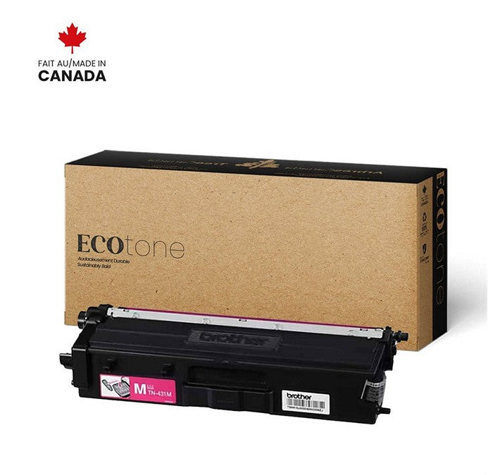 Ecotone - Toner magenta remanufacturé compatible Brother TN431M