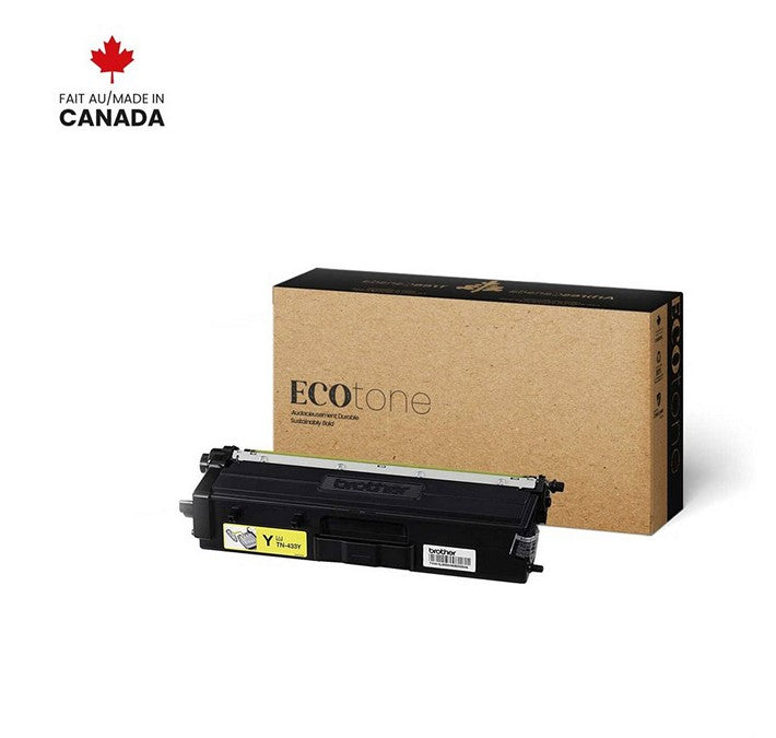 Ecotone - Toner jaune remanufacturé compatible Brother TN433Y