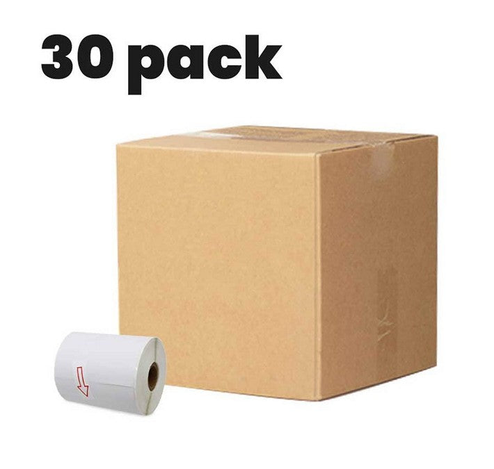 PREMIUM TAPE - Rouleau d'étiquettes Brother RD-S03J1 compatible -  30 Rouleaux - (4