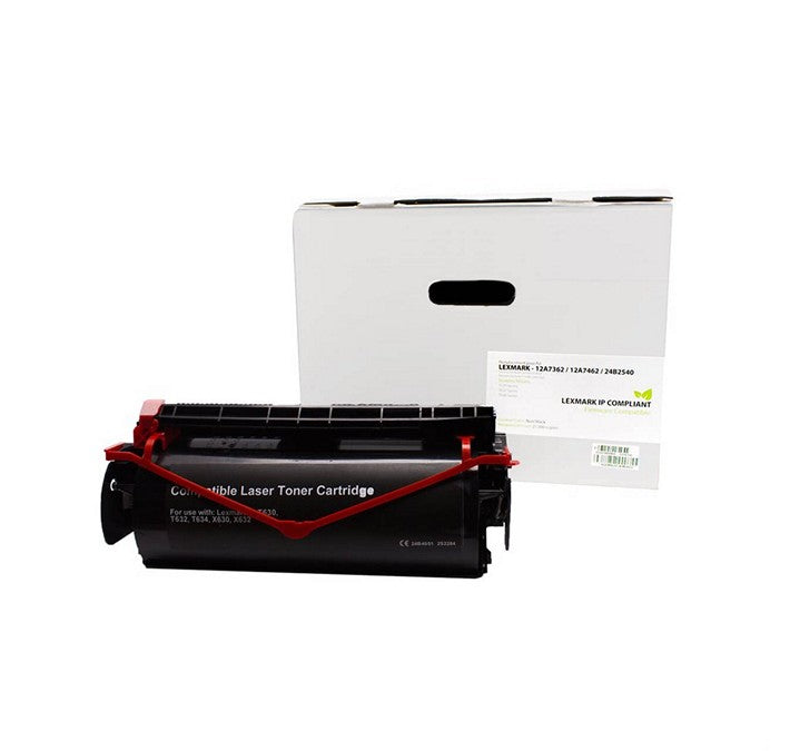 Lexmark Compliant - Toner noir compatible Lexmark 12A7362 