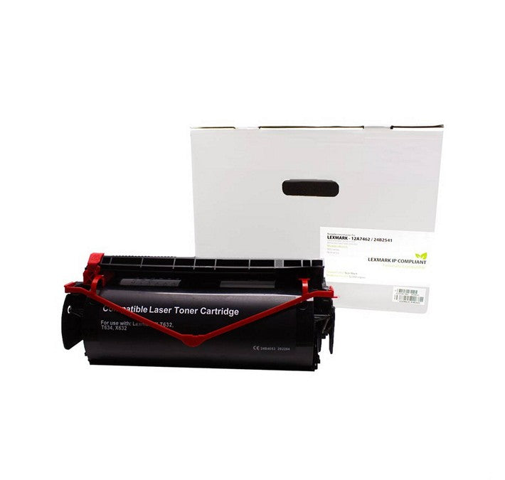 Lexmark Compliant - Toner noir compatible Lexmark 12A7462