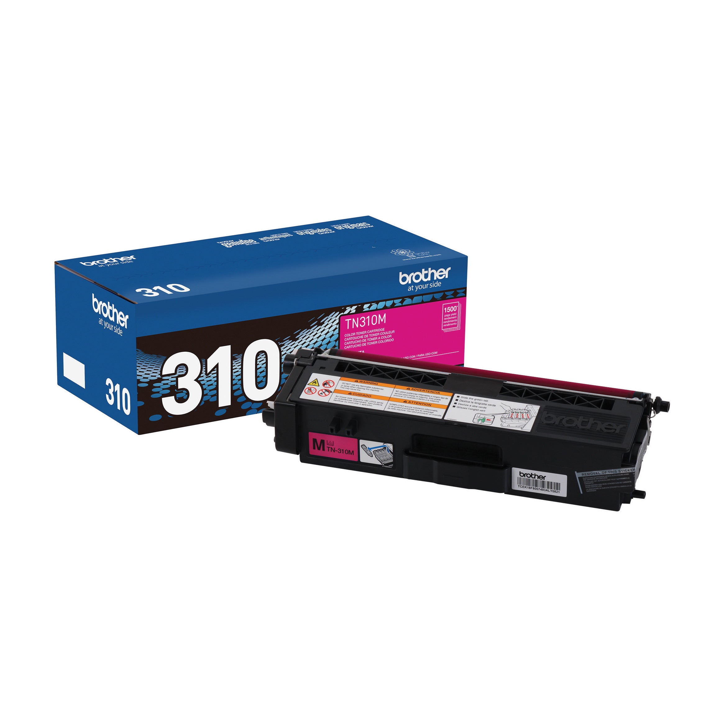 Cartouche de toner magenta Brother TN310M authentique à rendement standard