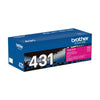 Cartouche de toner magenta Brother TN431M authentique à rendement standard