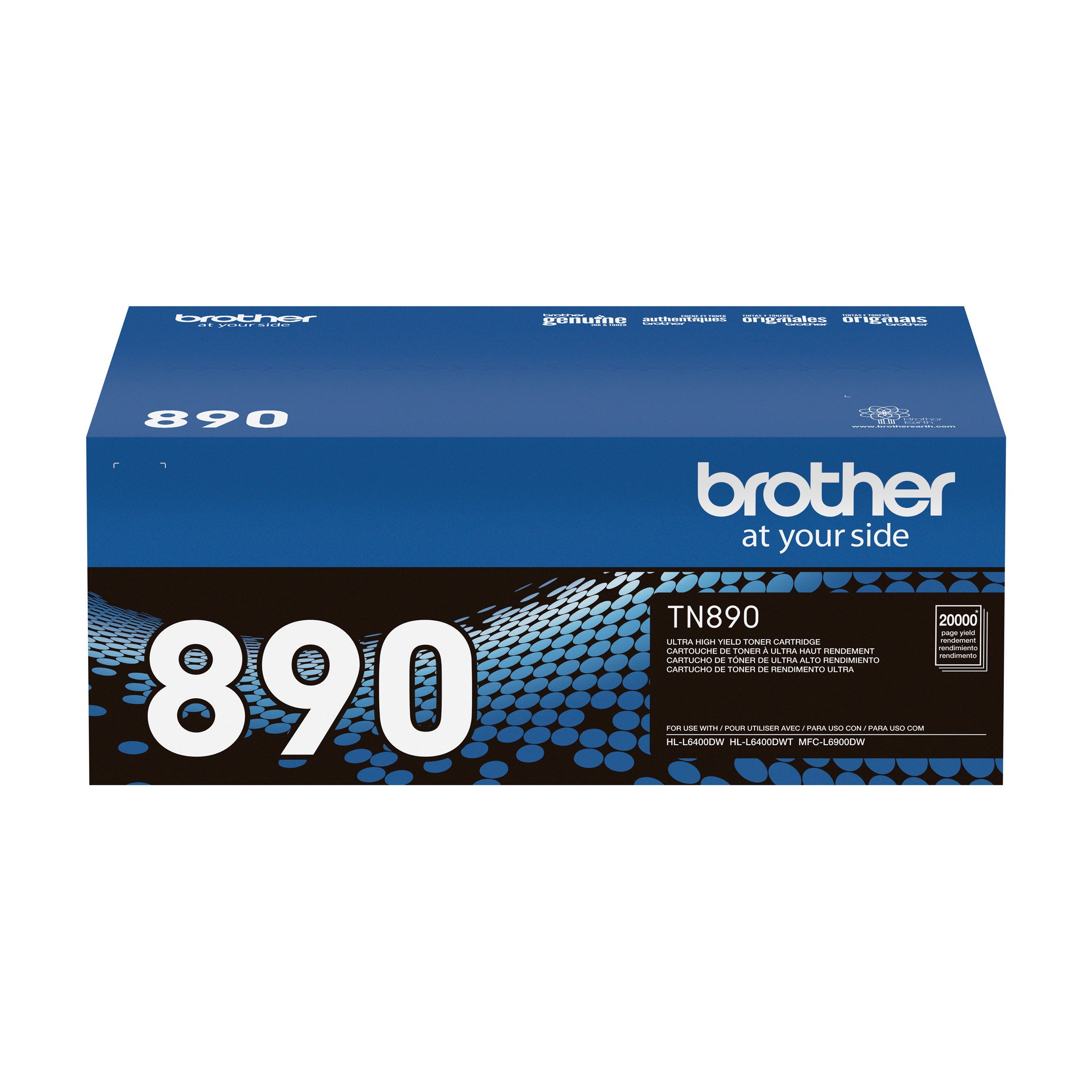 Cartouche de toner noir Brother TN890 authentique à ultra haut rendement