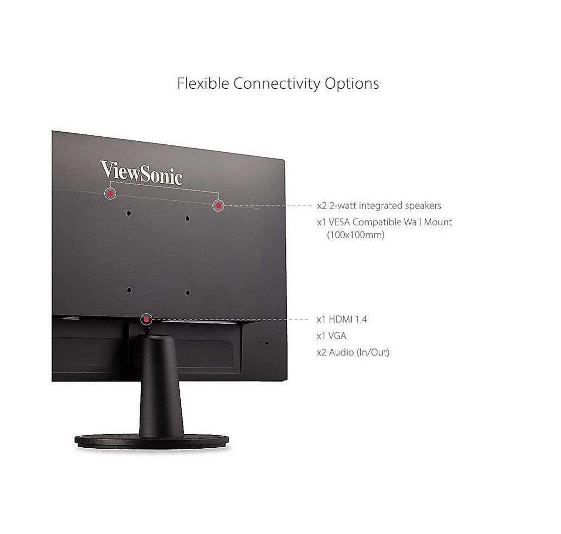 Écran ViewSonic VA2447-MH de 24 po - FHD - 75 Hz - AMD FreeSync (VA2447-MH)