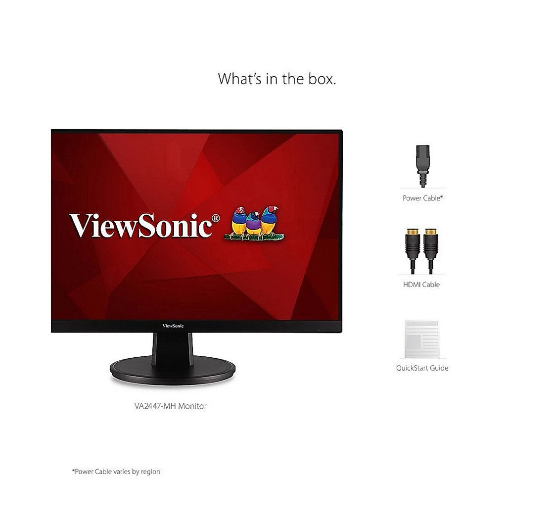 Écran ViewSonic VA2447-MH de 24 po - FHD - 75 Hz - AMD FreeSync (VA2447-MH)