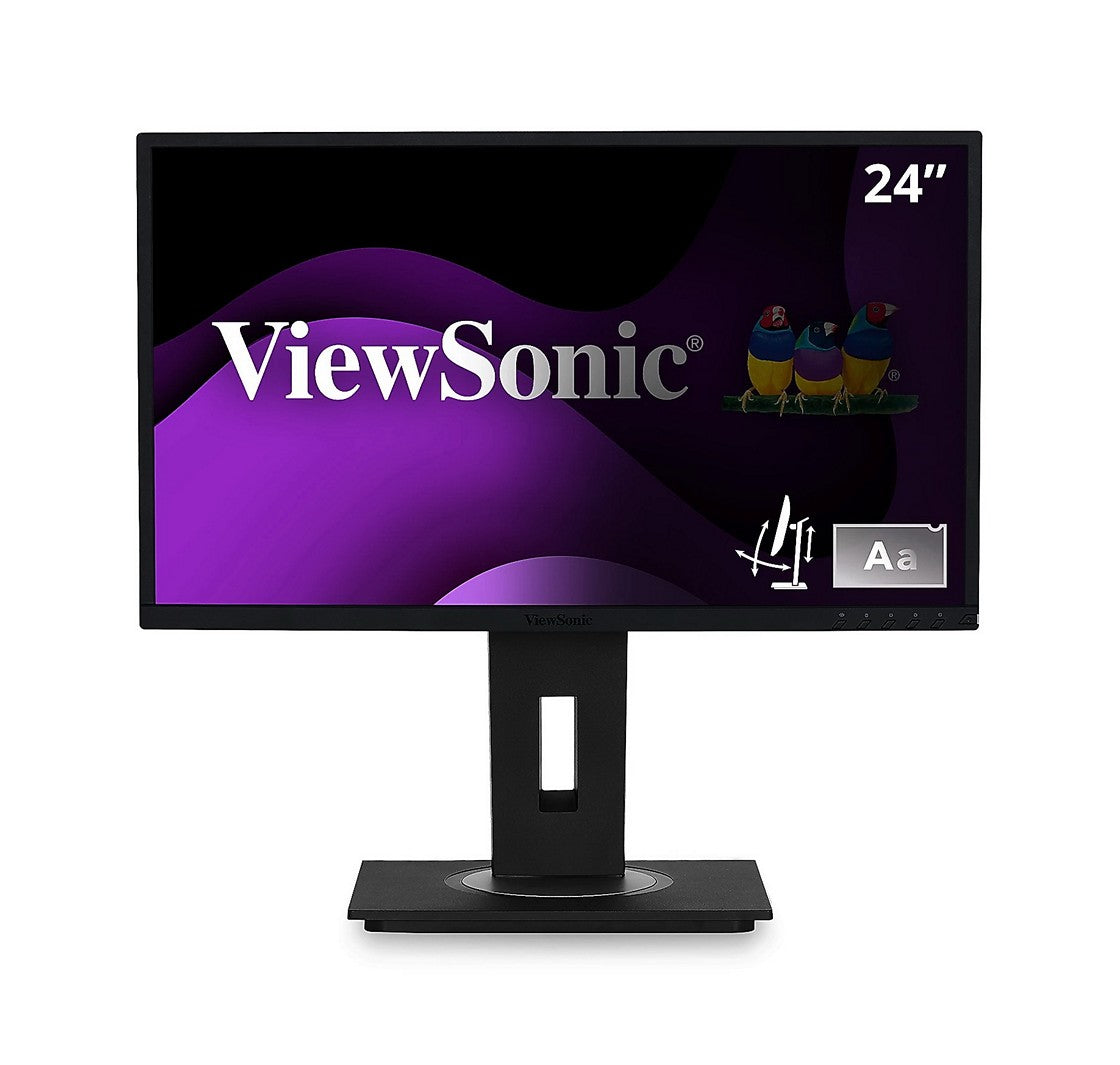 Écran professionnel ViewSonic VG2448-PF de 24 po avec filtre de confidentialité - FHD - 75 Hz - Ergonomique (VG2448-PF)