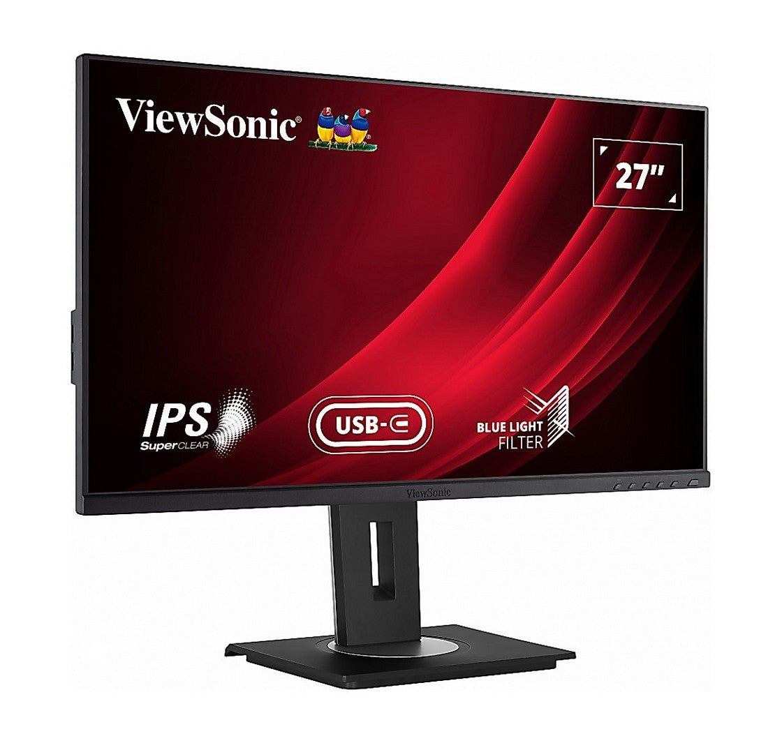 Écran professionnel ViewSonic VG2755-2K de 27 po - USB-C - QHD - 60 Hz - Ergonomique (VG2755-2K)