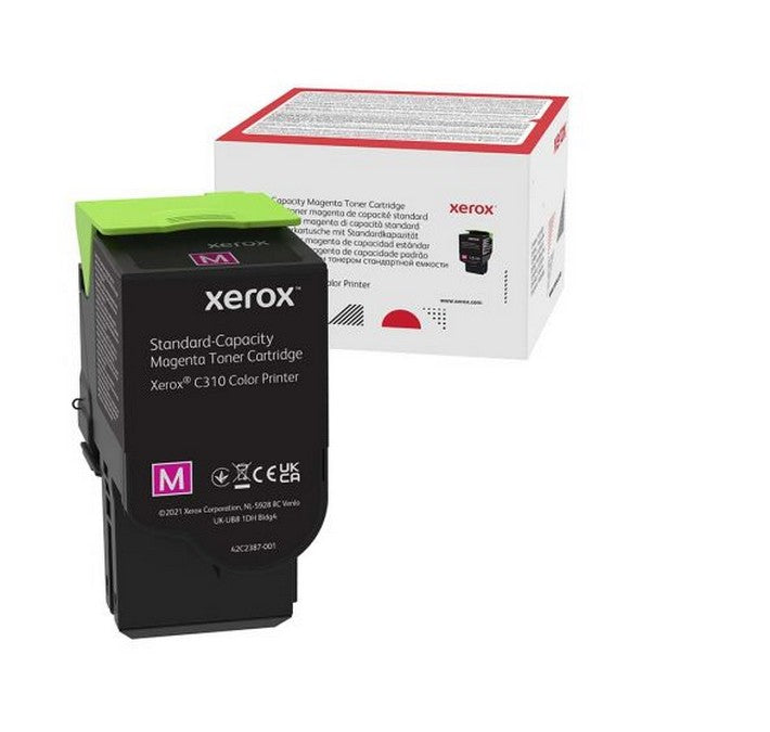 Cartouche de toner magenta à capacité standard Xerox 006R04358 pour imprimante Xerox C310