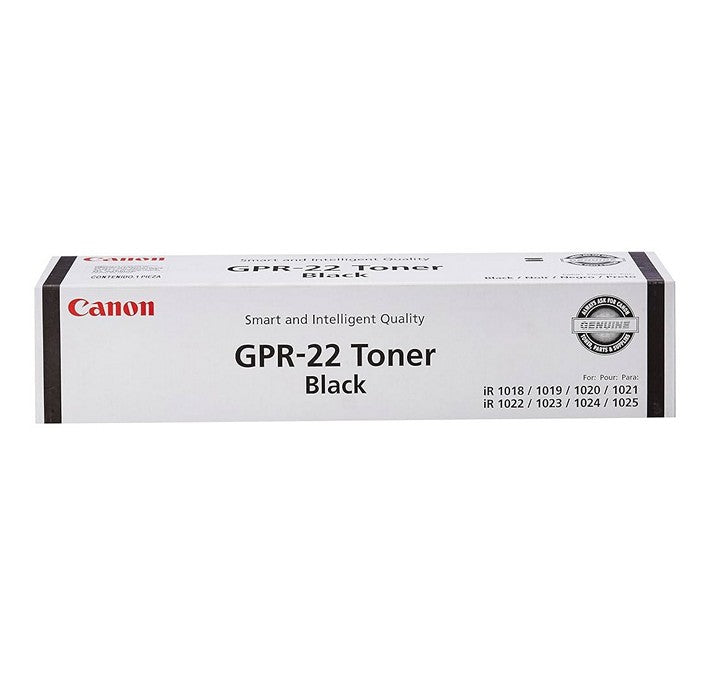 Cartouche de toner noir Canon GPR-22 pour imprimante Canon imageRUNNER 1018