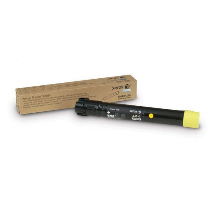 Cartouche de toner jaune à haute capacité Xerox 106R01568 pour imprimante Xerox Phaser 7800