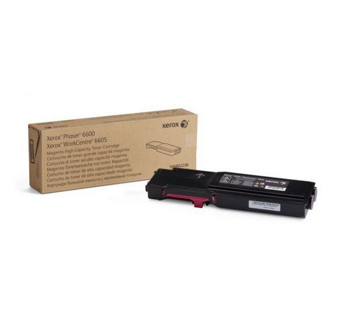 Cartouche de toner magenta à haute capacité Xerox 106R02226 pour imprimante Xerox Phaser 6600