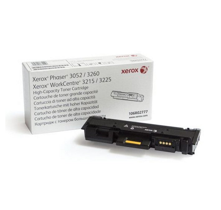 Cartouche de toner noir à haute capacité Xerox 106R02777 pour imprimante Xerox Phaser 3260