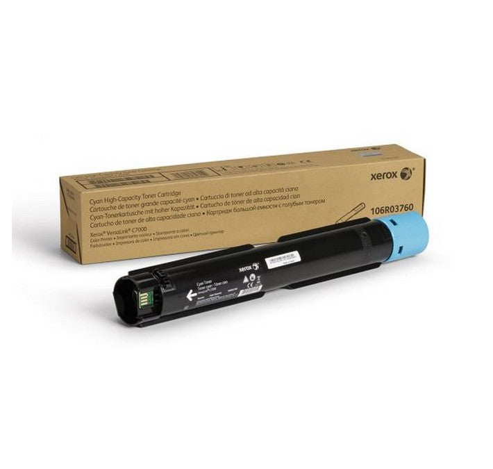 Cartouche de toner cyan à haute capacité Xerox 106R03760 pour imprimante Xerox VersaLink C7000