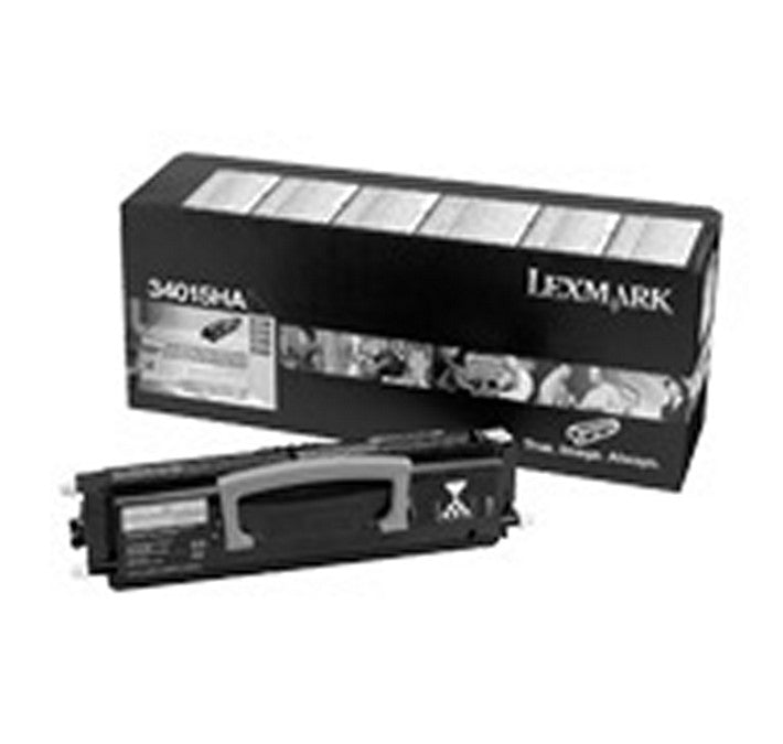 Cartouche de toner noir Lexmark 34015HA à haute capacité pour imprimante Lexmark E330