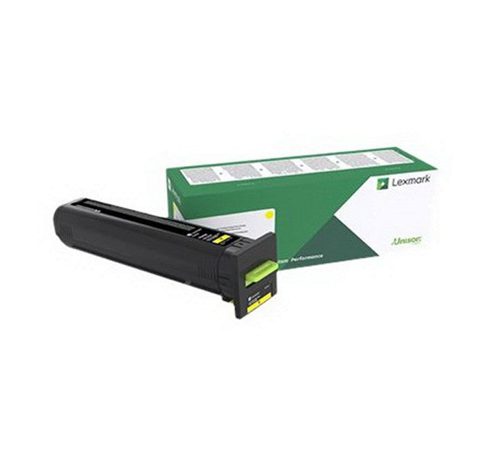 Cartouhe de toner jaune Lexmark 72K1XY0 à extra haute capacité pour imprimante Lexmark CS820