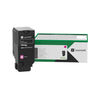 Cartouche de toner magenta Lexmark 81C0X30 à extra haute capacité pour imprimante Lexmark CX735