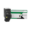 Cartouche de toner jaune Lexmark 81C0X40 à extra haute capacité pour imprimante Lexmark CX735