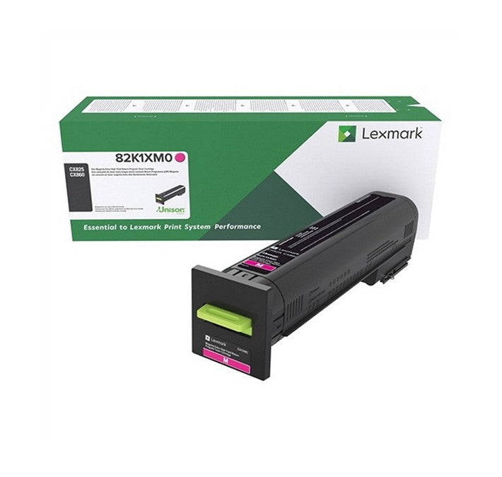 Cartouche de toner magenta Lexmark 82K1XM0 à extra haute capacité pour imprimante Lexmark CX825 et CX860