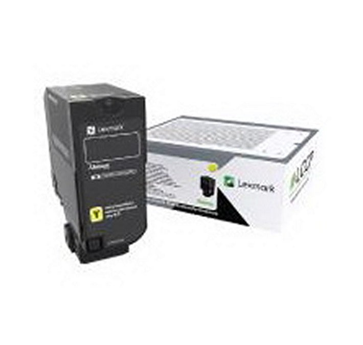 Cartouche de toner jaune Lexmark 84C0H40 à haute capacité pour imprimante Lexmark CX725