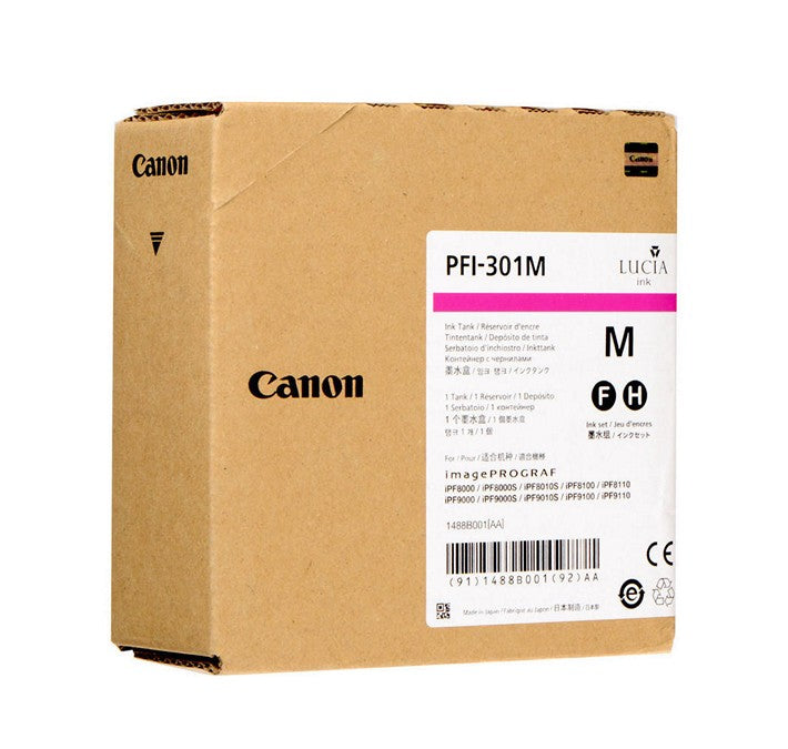 Cartouche d'encre magenta Canon PFI-307 de 330 ml pour imprimante Canon imagePROGRAF iPF830
